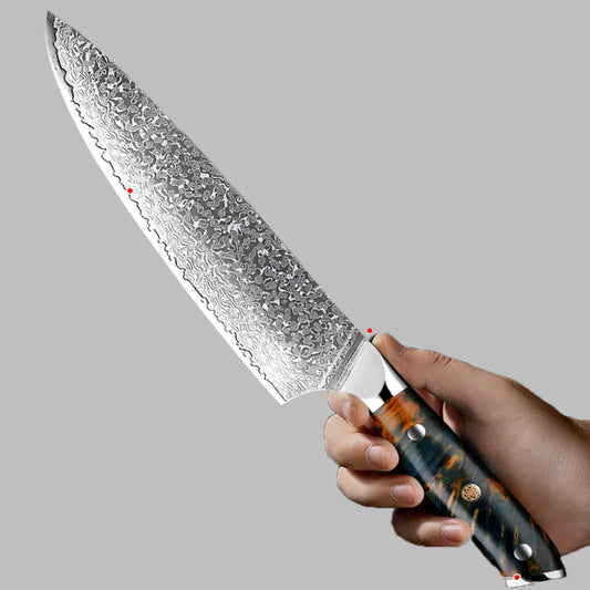 Luxury Damascus Steel Knife Set 8 to 3.5 Inch Pro Chef Recommended