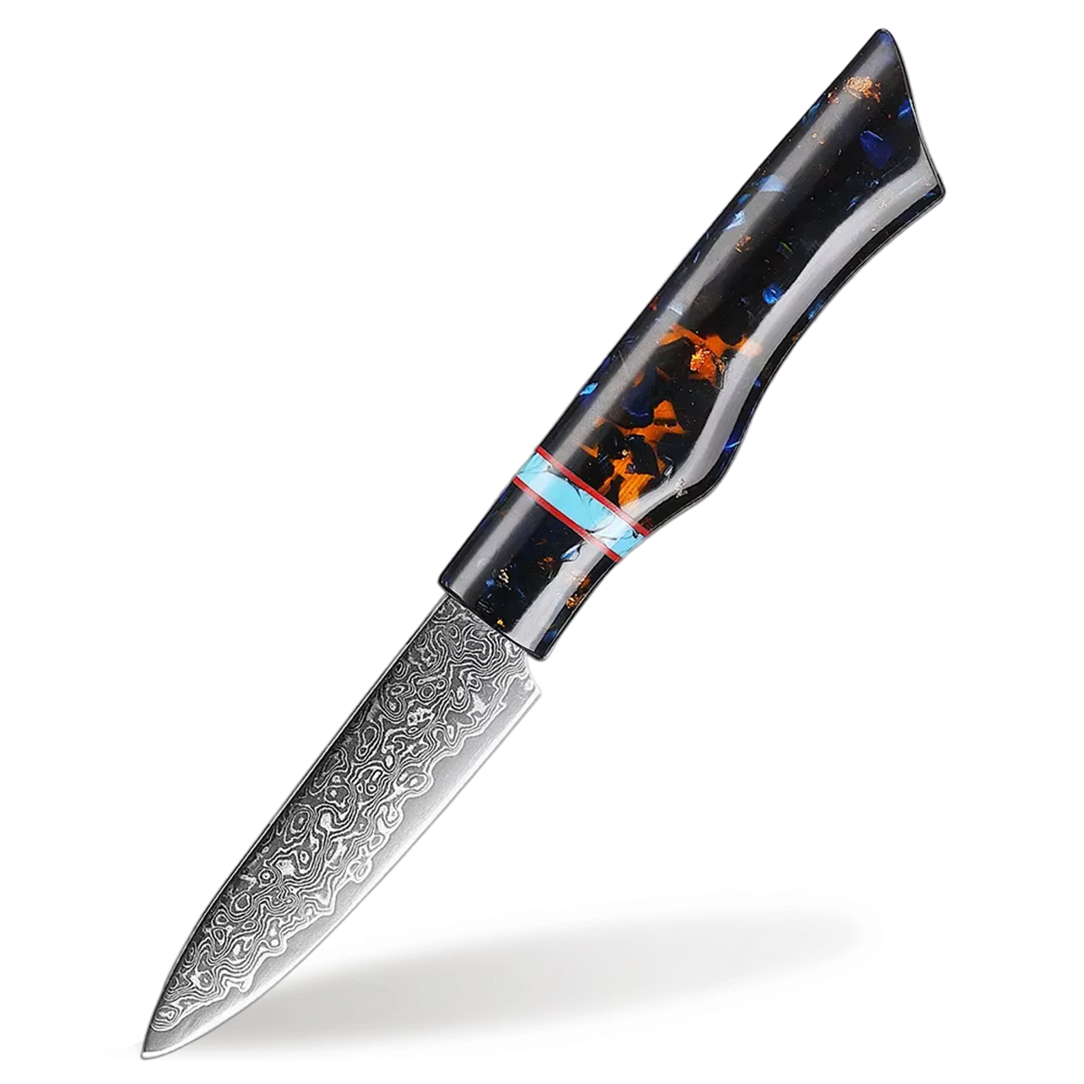 3.5 Inch Paring Knife With Turquoise Embellishment