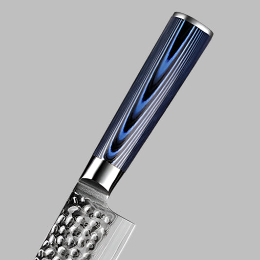 5 Piece Damascus Steel Knife Set Professional Kitchen Knives