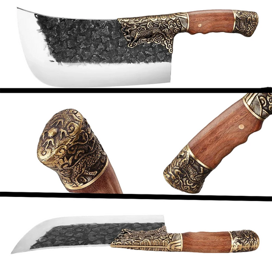 8 Inch Handmade Forged High Carbon Steel Butcher Knife