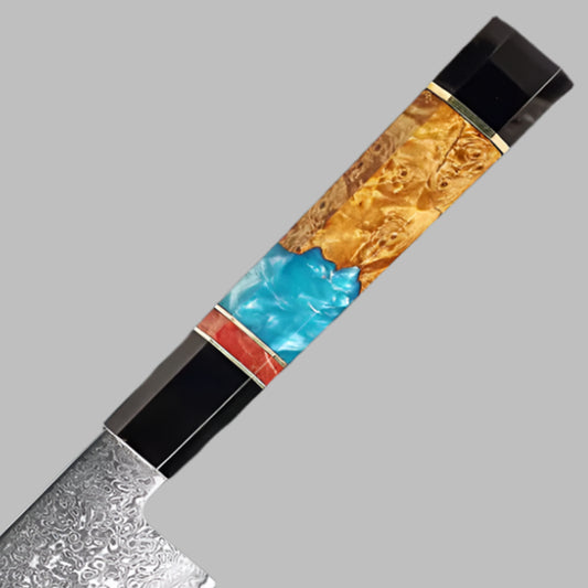 6 Piece VG10 Steel Knife Set Eco Friendly Chef’s Tools Gift