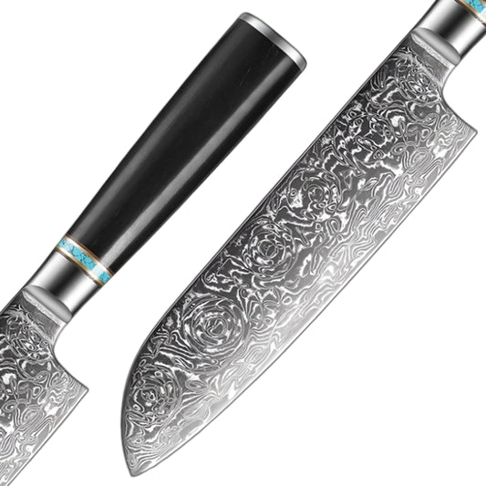 Premium VG10 Forged Damascus Kitchen Knives Set