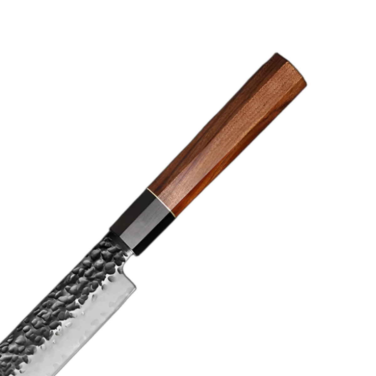 12 Inch High Carbon Brisket Knife with African Rosewood Handle