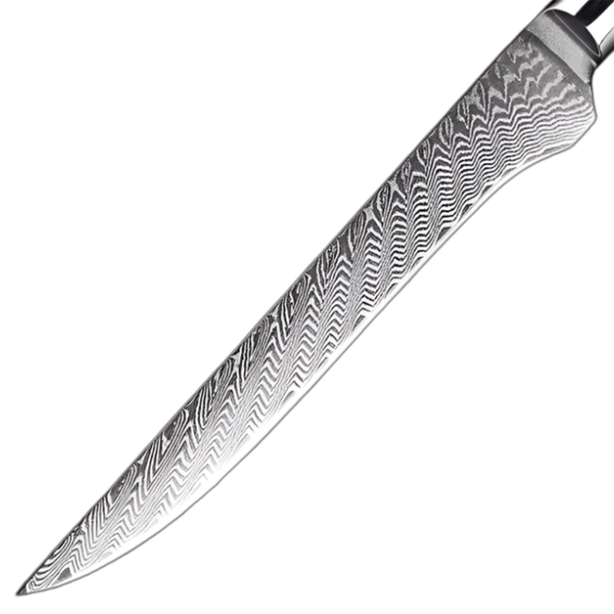6 Inch Boning Knife Damascus Steel Blade & Resin Wood Handle