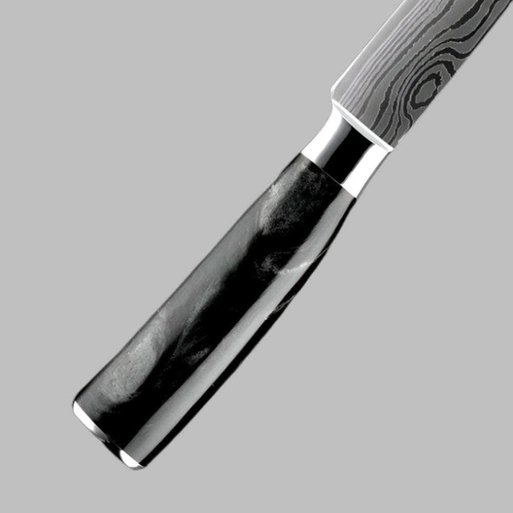 5 Inch Paring Knife Ultra Sharp with Black Resin Handle