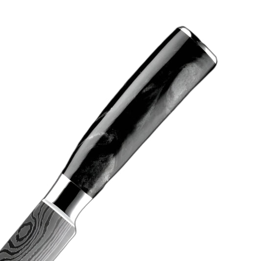 5 Inch Paring Knife Ultra Sharp with Black Resin Handle