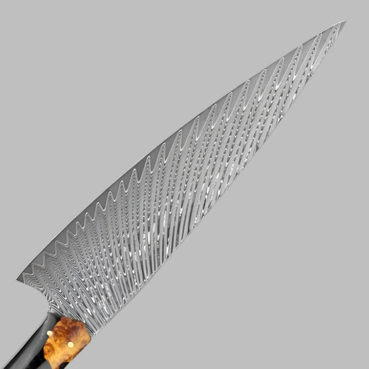 8 Inch Damascus Chef's Knife 67 Layer Steel Blade with Ergonomic Handle