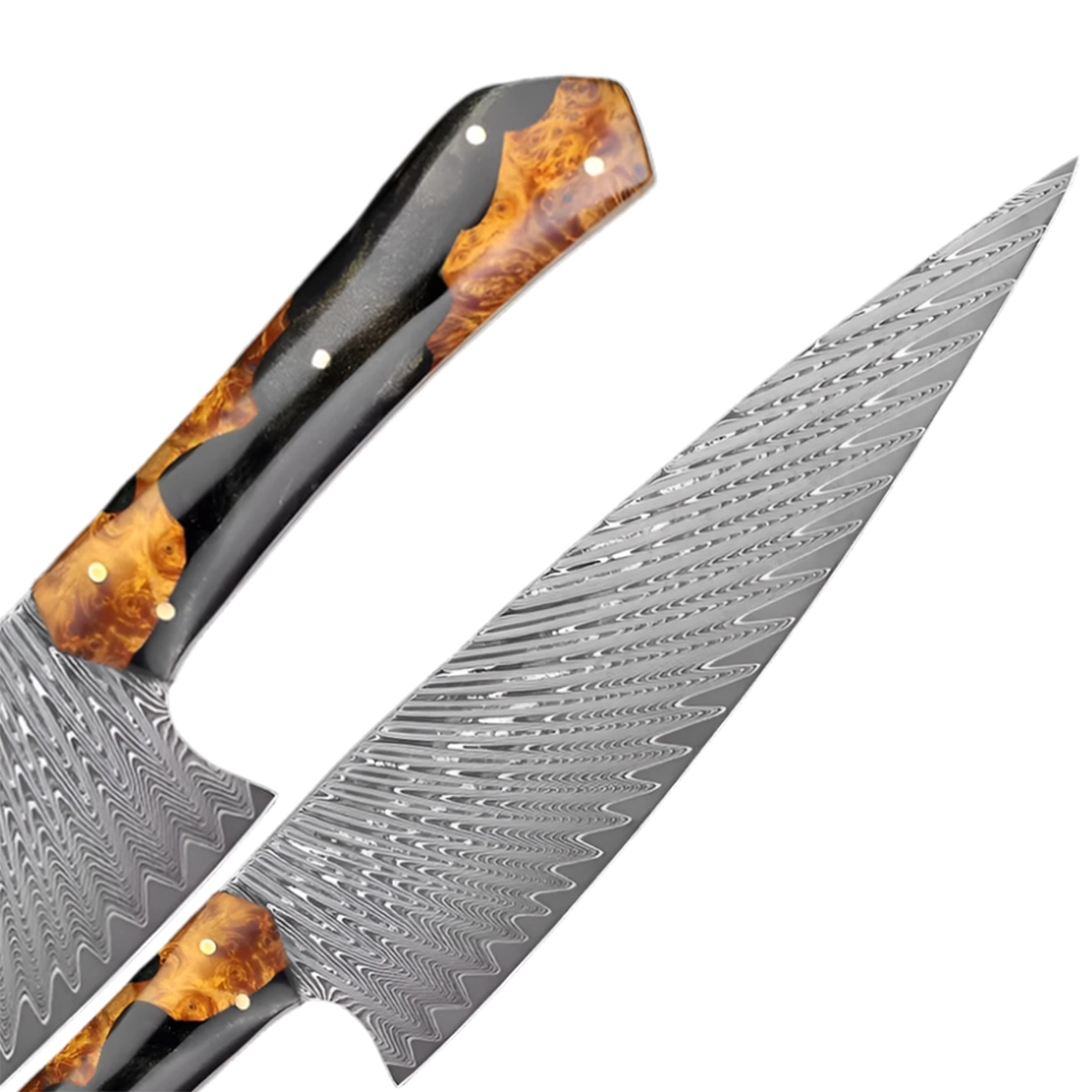 8 Inch Damascus Chef's Knife 67 Layer Steel Blade with Ergonomic Handle