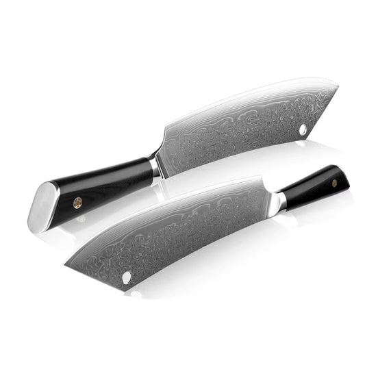 9.5 Inch Kiritsuke VG10 Damascus Steel Knife G10 Handle