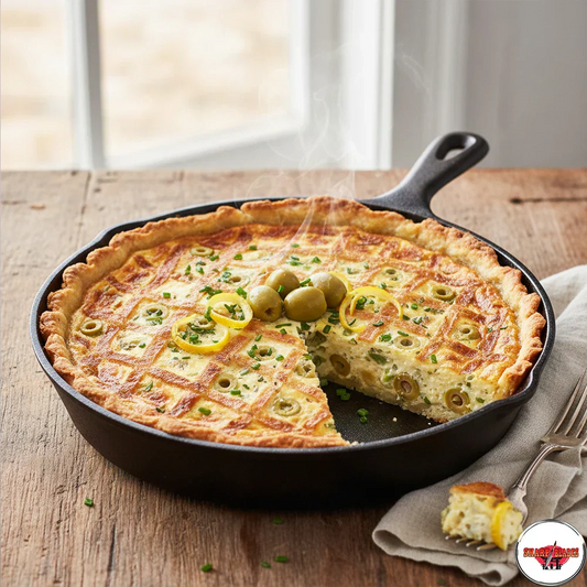 The Ultimate Dirty Martini Potato Crust Quiche: A Brunch Showstopper