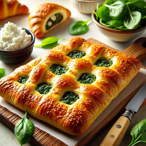 Irresistible Puff Pastry Delights: Cheese and Spinach Puffs
