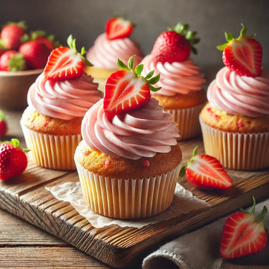 Delicious Homemade Strawberry Cupcakes Recipe