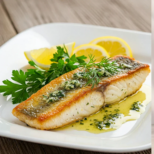 Pan-Seared Dourada with Lemon Herb Butter: A Simple Gourmet Recipe