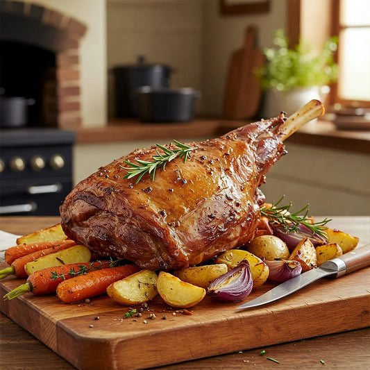 Slow-Roasted Herb and Garlic Leg of Lamb: A Hearty Feast
