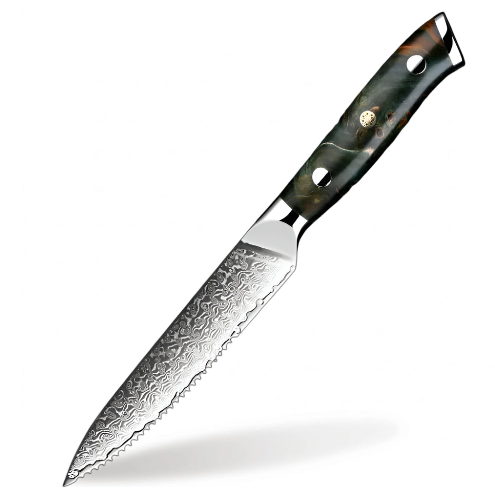 Luxury 5 inch Steak Damascus Steel Knife – Chef Grade