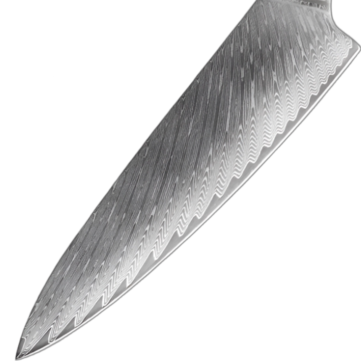 Premium 4 Piece Damascus Steel Knife Set With Blue Handle