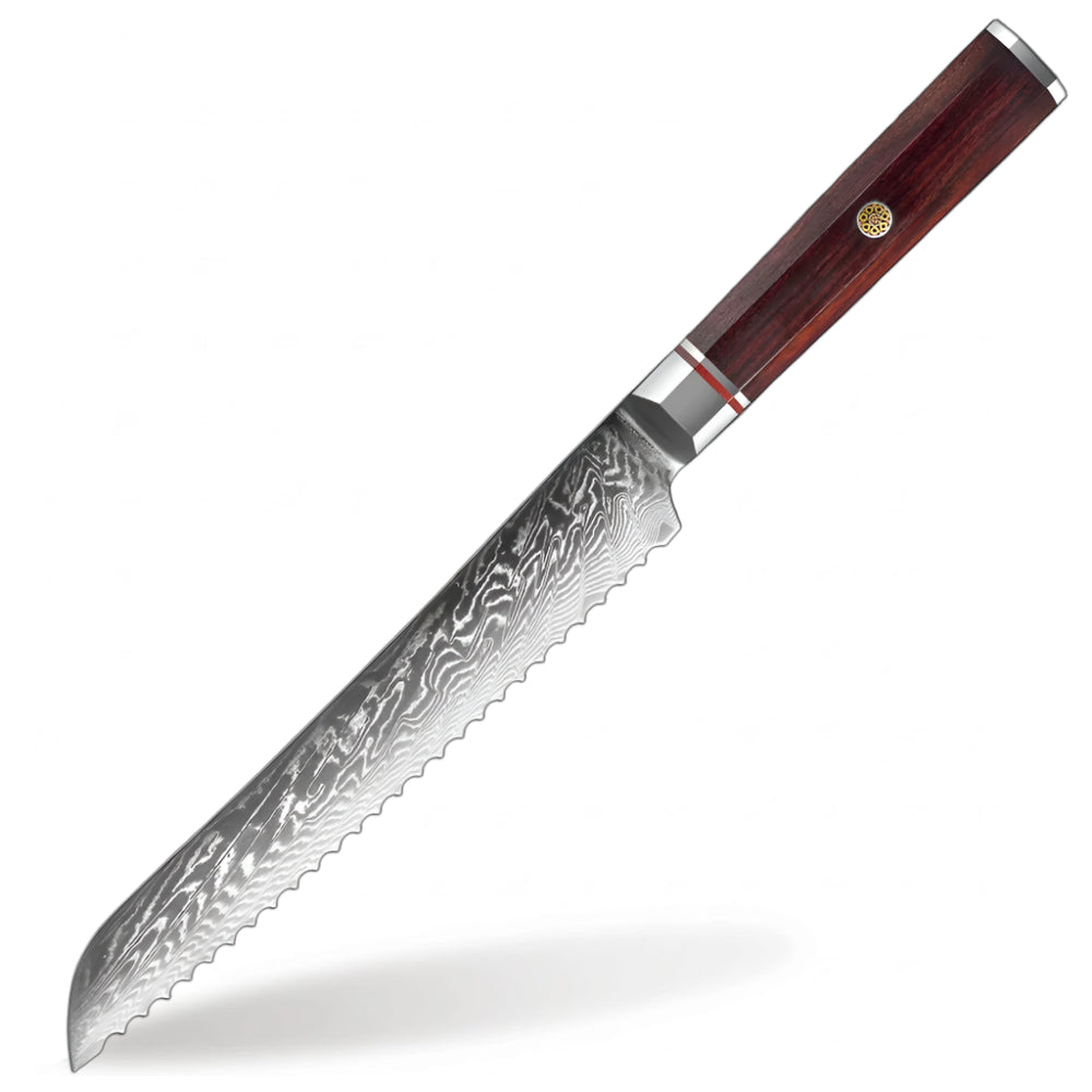 8 Inch Bread Knife with Rosewood Handle