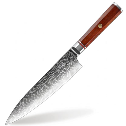 8 Inch Chef Knife with Rosewood Handle