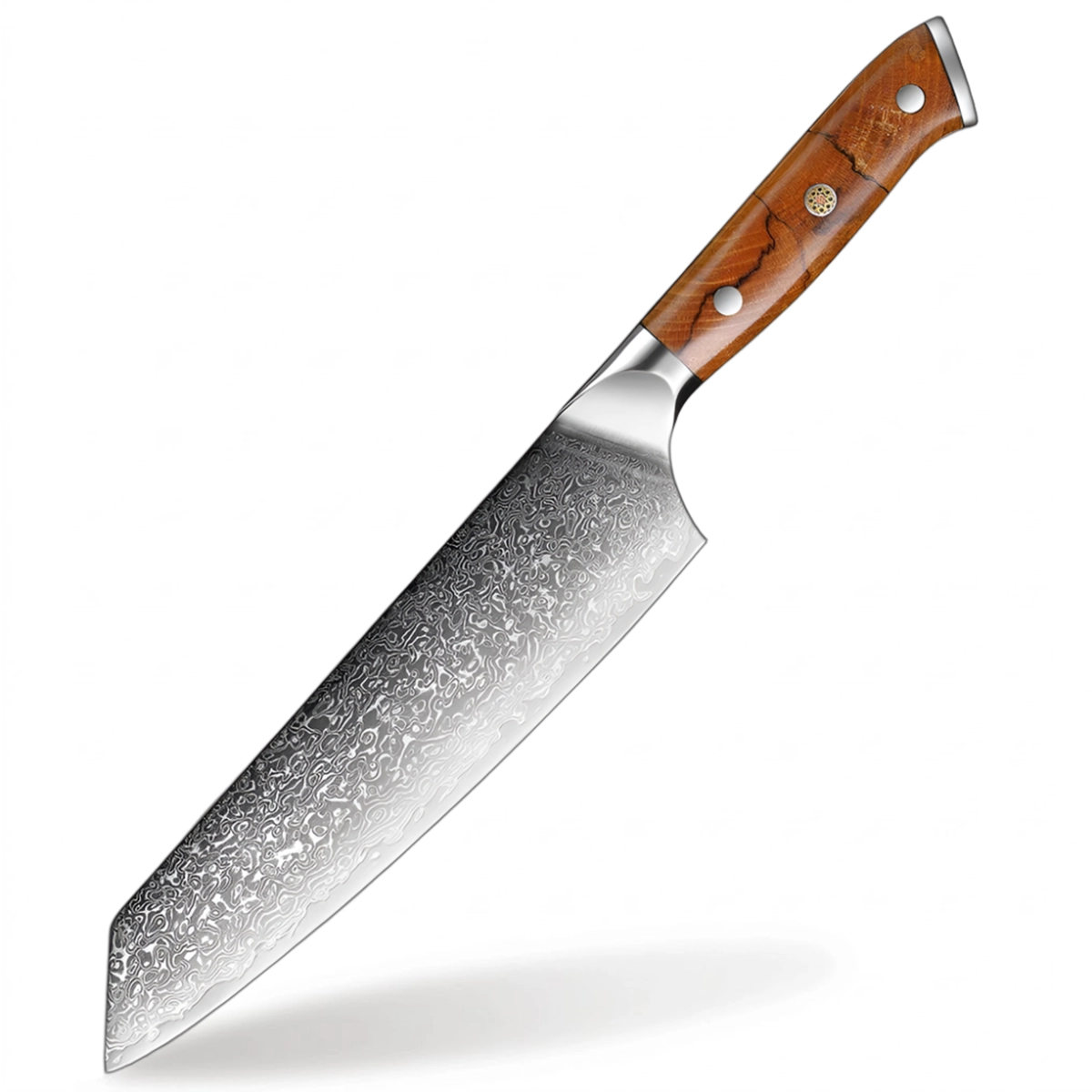 8 Inch Japanese VG10 Damascus Kiritssuke Kitchen Knife with Classic Riveted Wood Handle