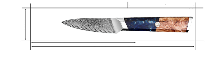 Size 3.5 inch Fruit knife