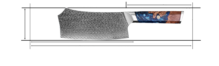 Size 7 inch Cleaver Knife