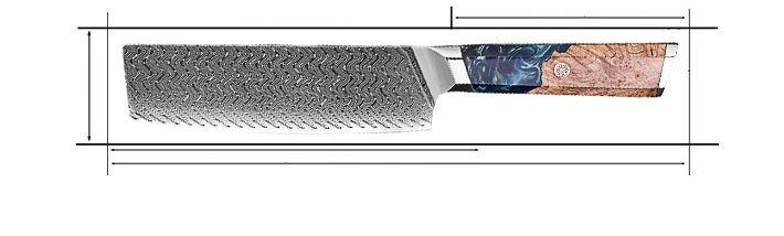 Size 7 inch Nakiri Knife