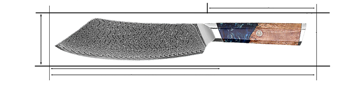 Size 8 inch Butcher Knife