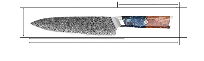 Size 8 inch Chef knife