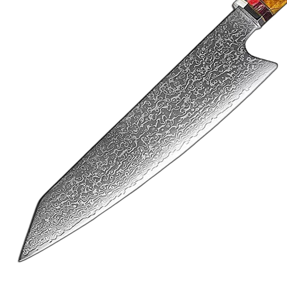 8 Inch Damascus Kiritsuke High Carbon Steel Knife Professional Kitchen Tool