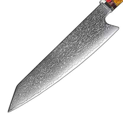 8 Inch Damascus Kiritsuke High Carbon Steel Knife Professional Kitchen Tool