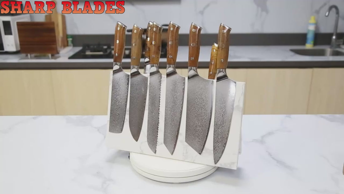 Kitchen Knife Set Professional Damascus Steel