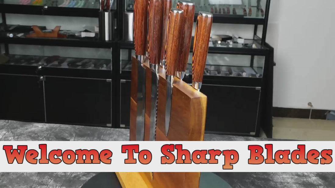 67 layer Damascus Steel Knife Set With Wood Handle