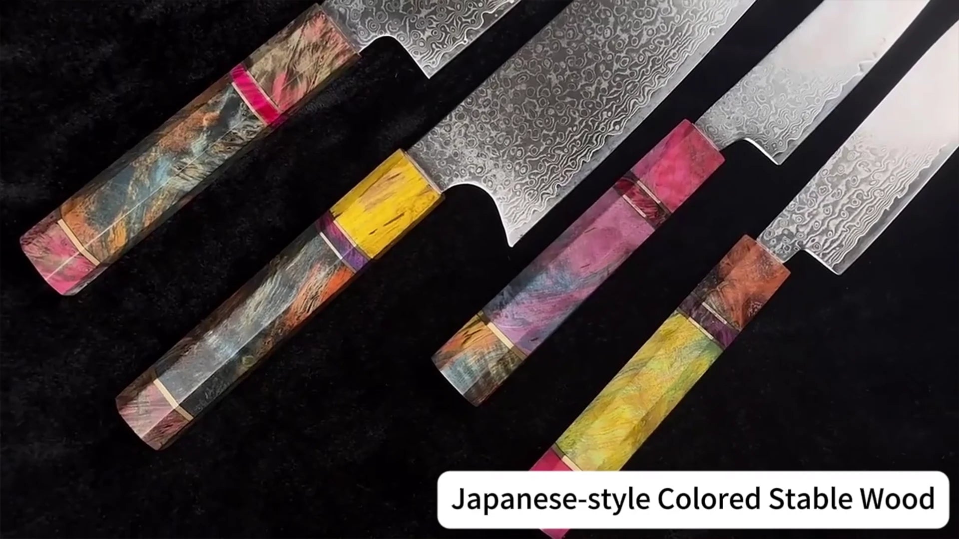 Video laden: Sharp Blades 8 Inch Damascus Kiritsuke Knife With Octagonal Stabilized Wood Handle