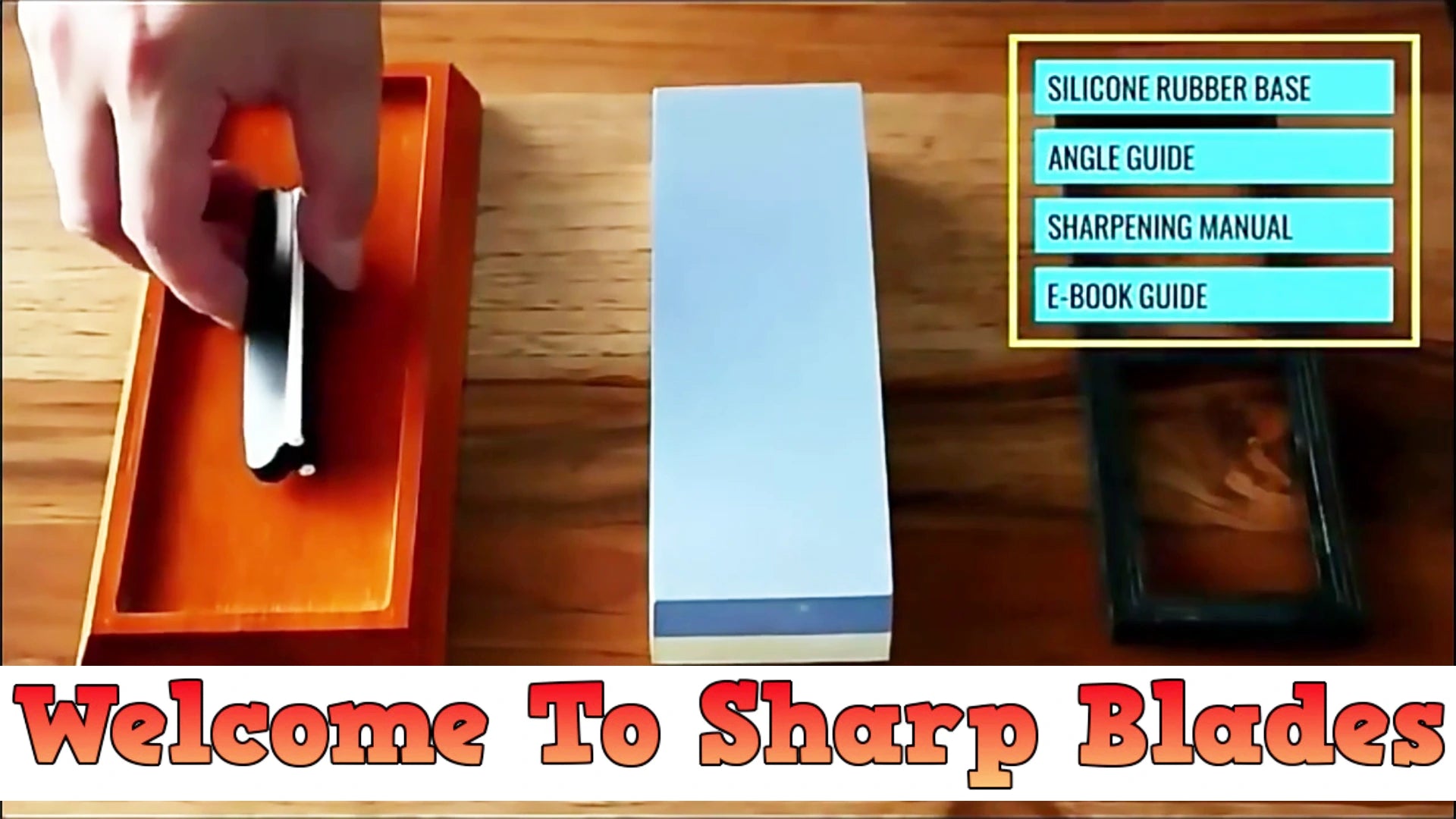 Carica il video: Sharp Blades Pro Whetstone Kitchen Knife Sharpening